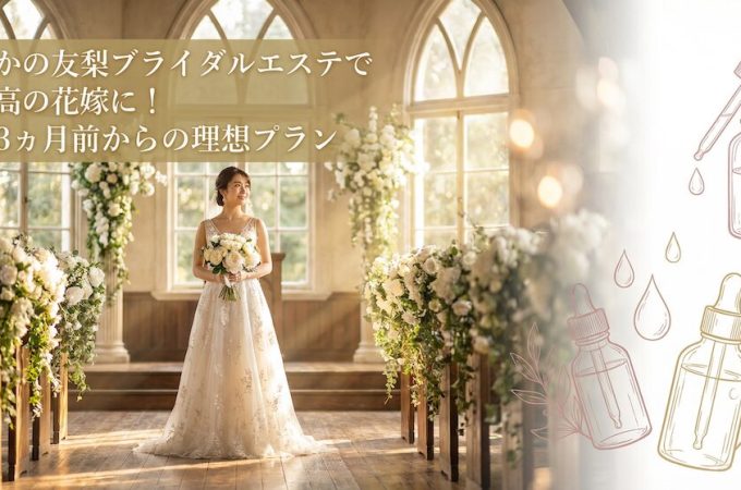 たかの友梨ブライダルエステで最高の花嫁に！式3ヵ月前からの理想プラン