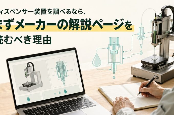 ディスペンサー装置を調べるなら、まずメーカーの解説ページを読むべき理由